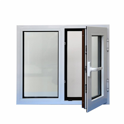 Op maat gemaakte moderne aluminium ruiten, kogelvrije glas, dubbel gehangen aluminium ramen