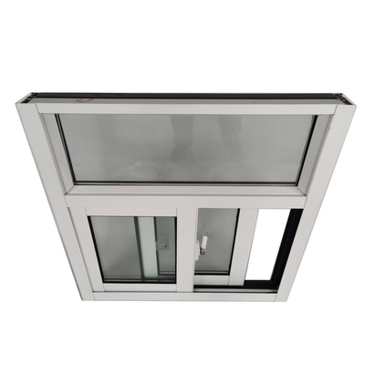 Modern ontwerp zwart aluminium schuifvenster met hoog beveiligingssysteem en beveiligingsbalken