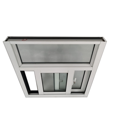 Magnetisch scherm Aluminium glas schuifvensters met schuifopening en beveiligingsgrill