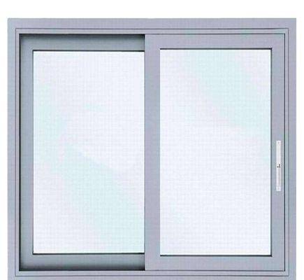 Grote dubbele glazen aluminium schuiframmen met glasvezel-schermnetmateriaal