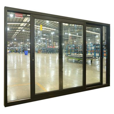 Grote dubbele glazen aluminium schuiframmen met glasvezel-schermnetmateriaal