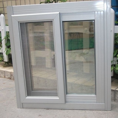 Grote dubbele glazen aluminium schuiframmen met glasvezel-schermnetmateriaal
