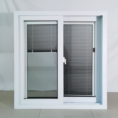 Grote dubbele glazen aluminium schuiframmen met glasvezel-schermnetmateriaal